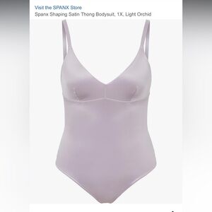 SPANX Orchid Satin Shaping Bodysuit
